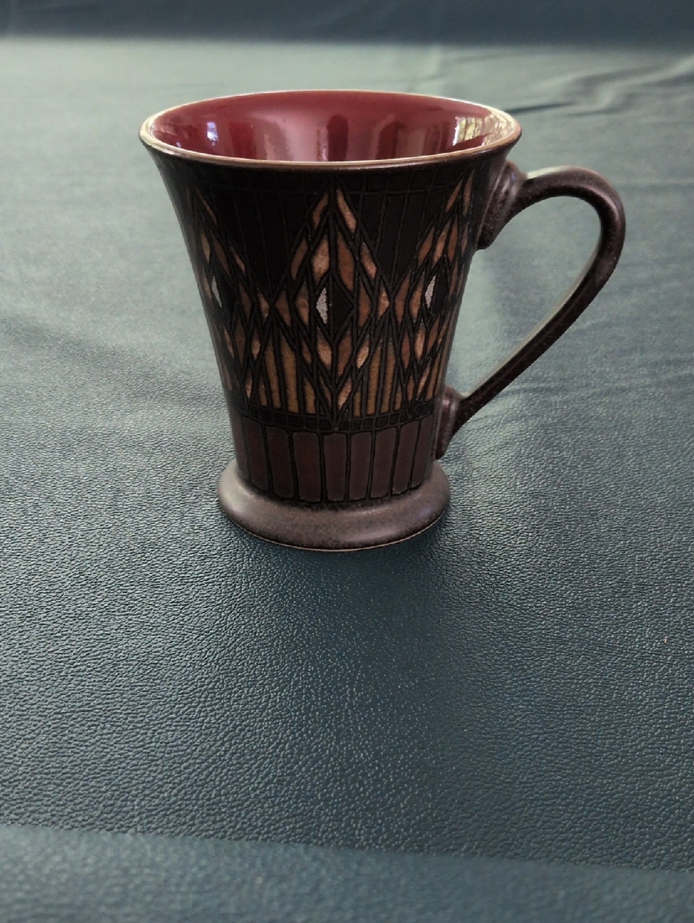 denby "gatsby deco" coffee mug